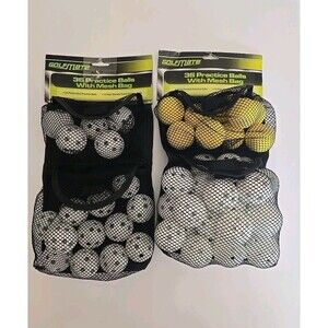53-Total Practice Golf Balls (44 Plastic Golf Balls with Holes and 9 Foam Balls)